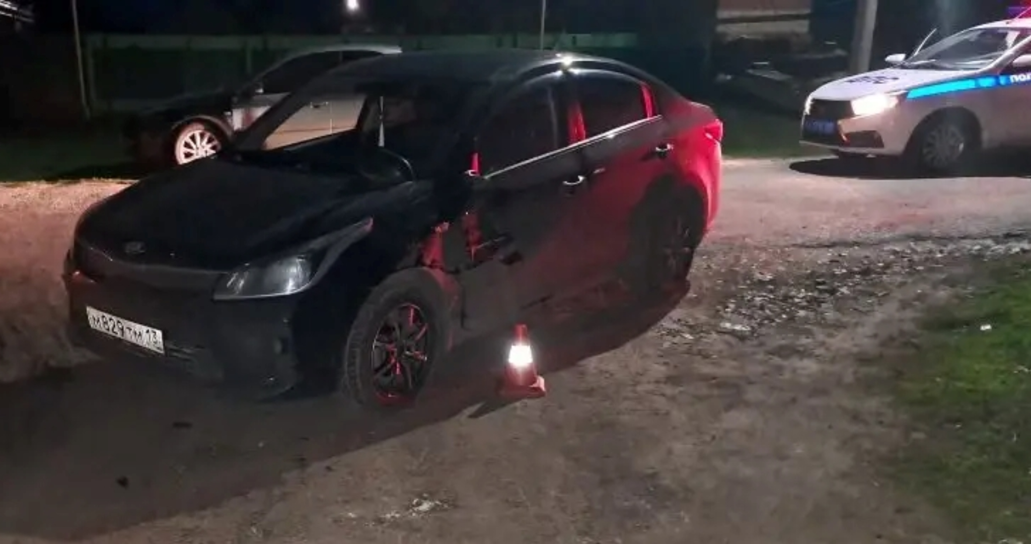 В Мордовии школьник на мотоцикле протаранил «Киа Рио» 