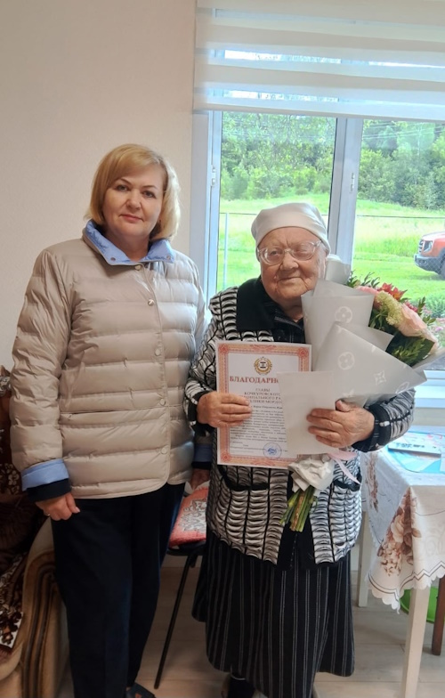 Ветерана труда из Кочкуровского района поздравили с 90-летием