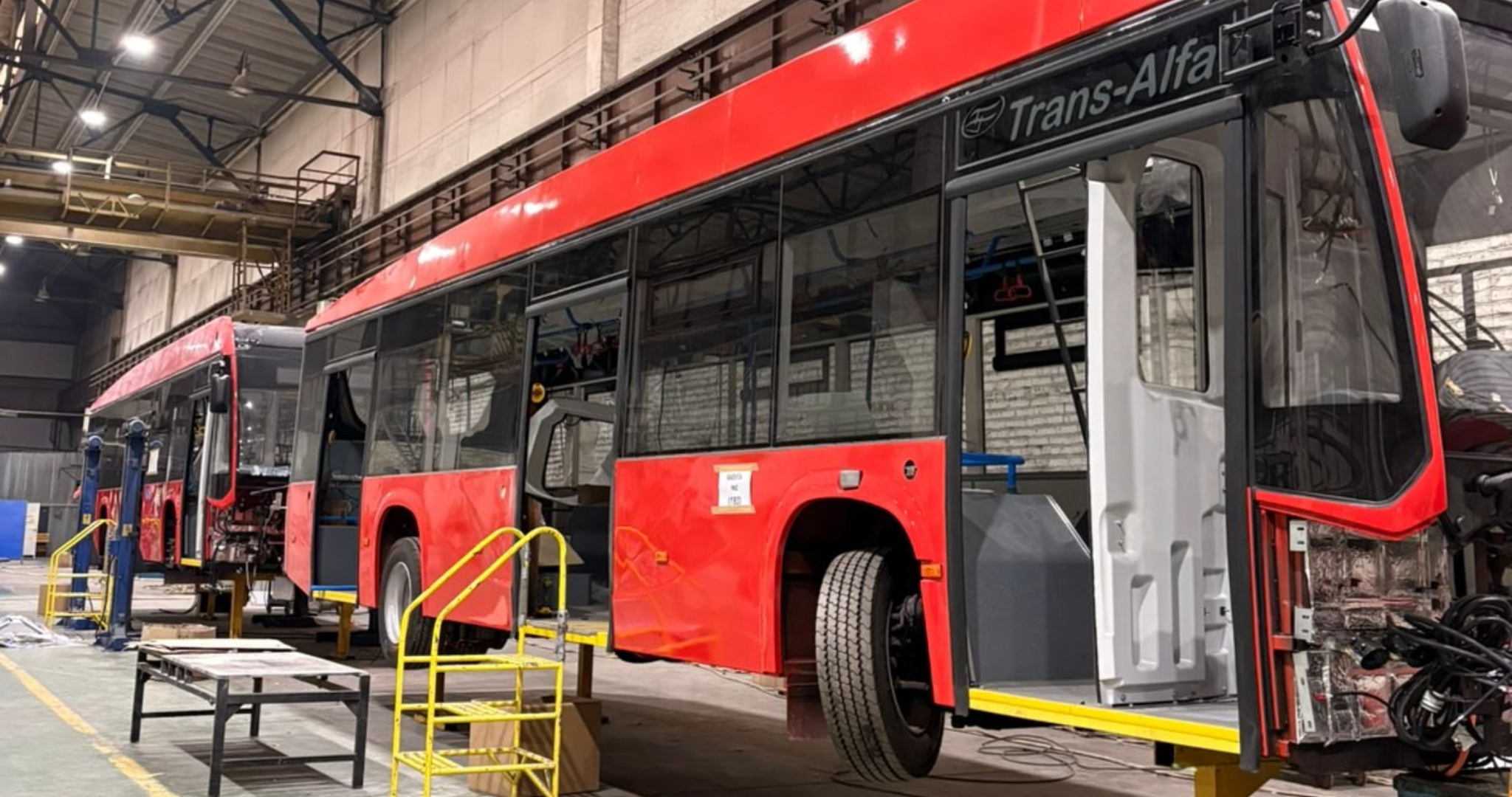 Саранск получил пять новых троллейбусов из Вологды 