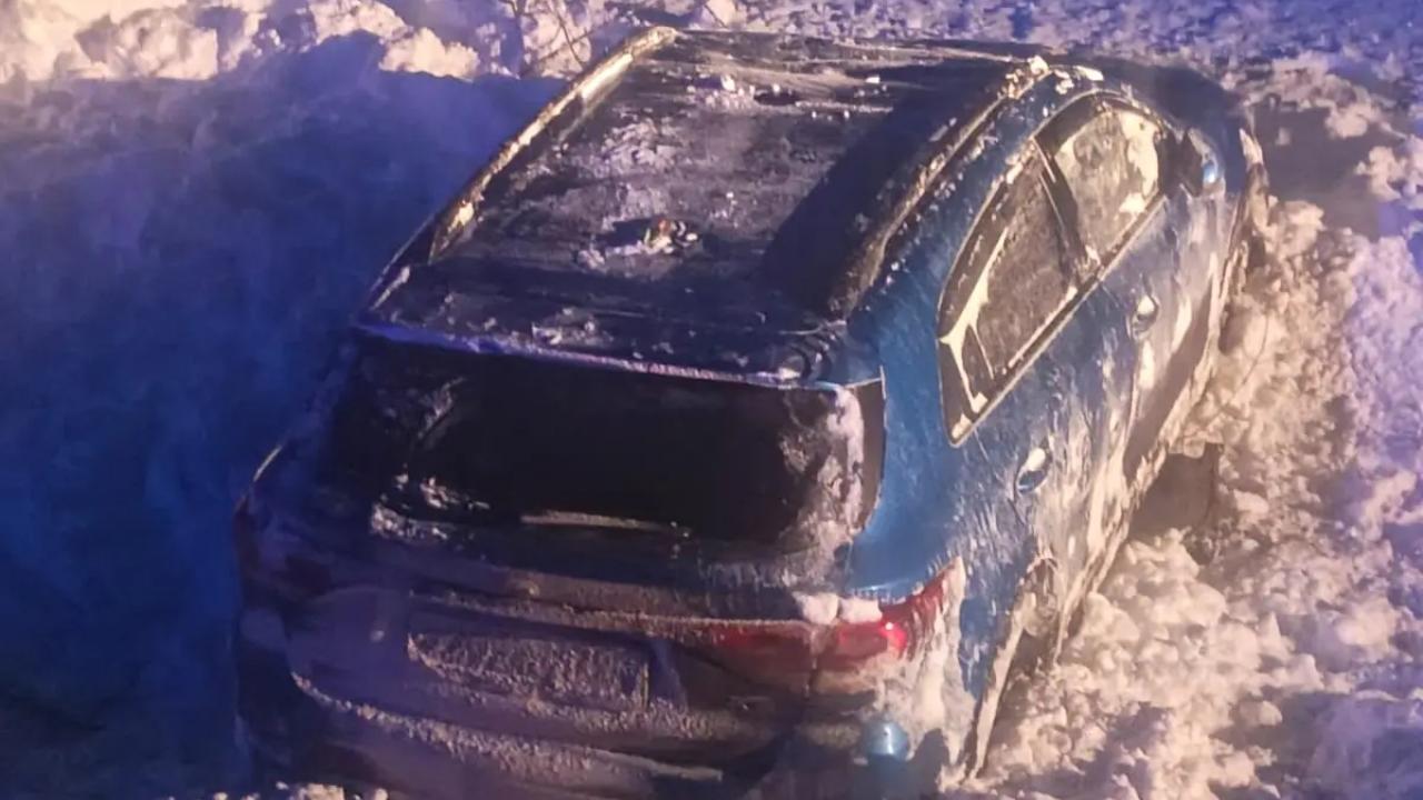 В Мордовии легковушка вылетела в кювет