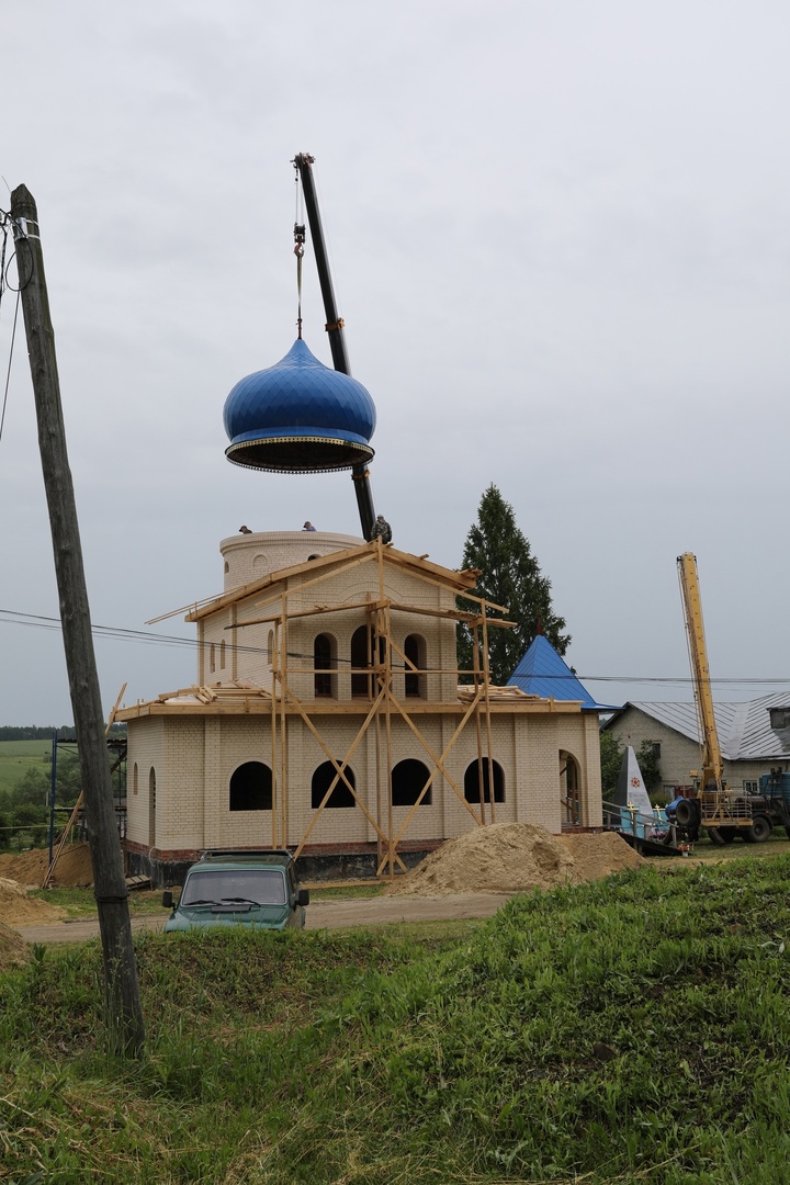 В Мордовии поднимут колокола на храм в честь иконы Божией Матери «Троеручица»