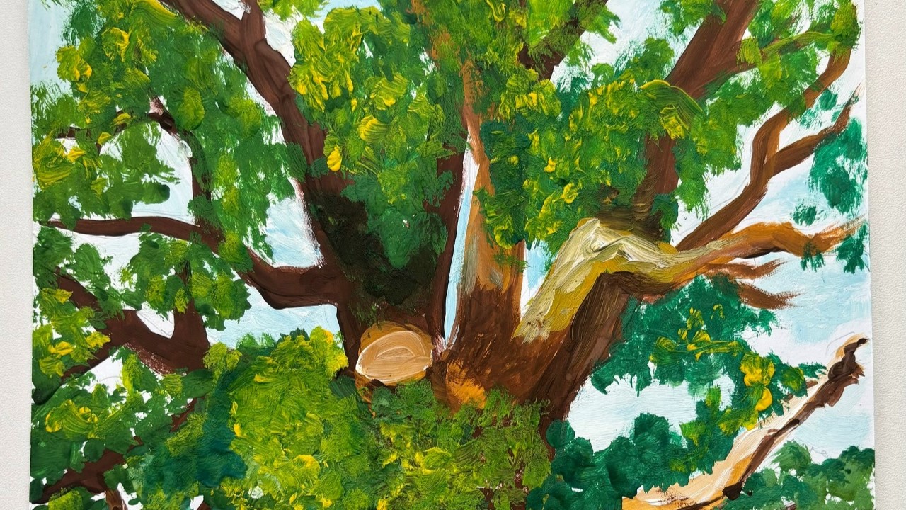 Жители Мордовии рисовали «Удивительное дерево»