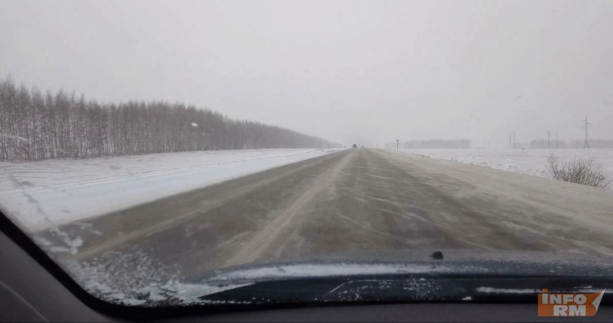 Из-за снегопада в Мордовии ограничили движение на двух федеральных трассах 