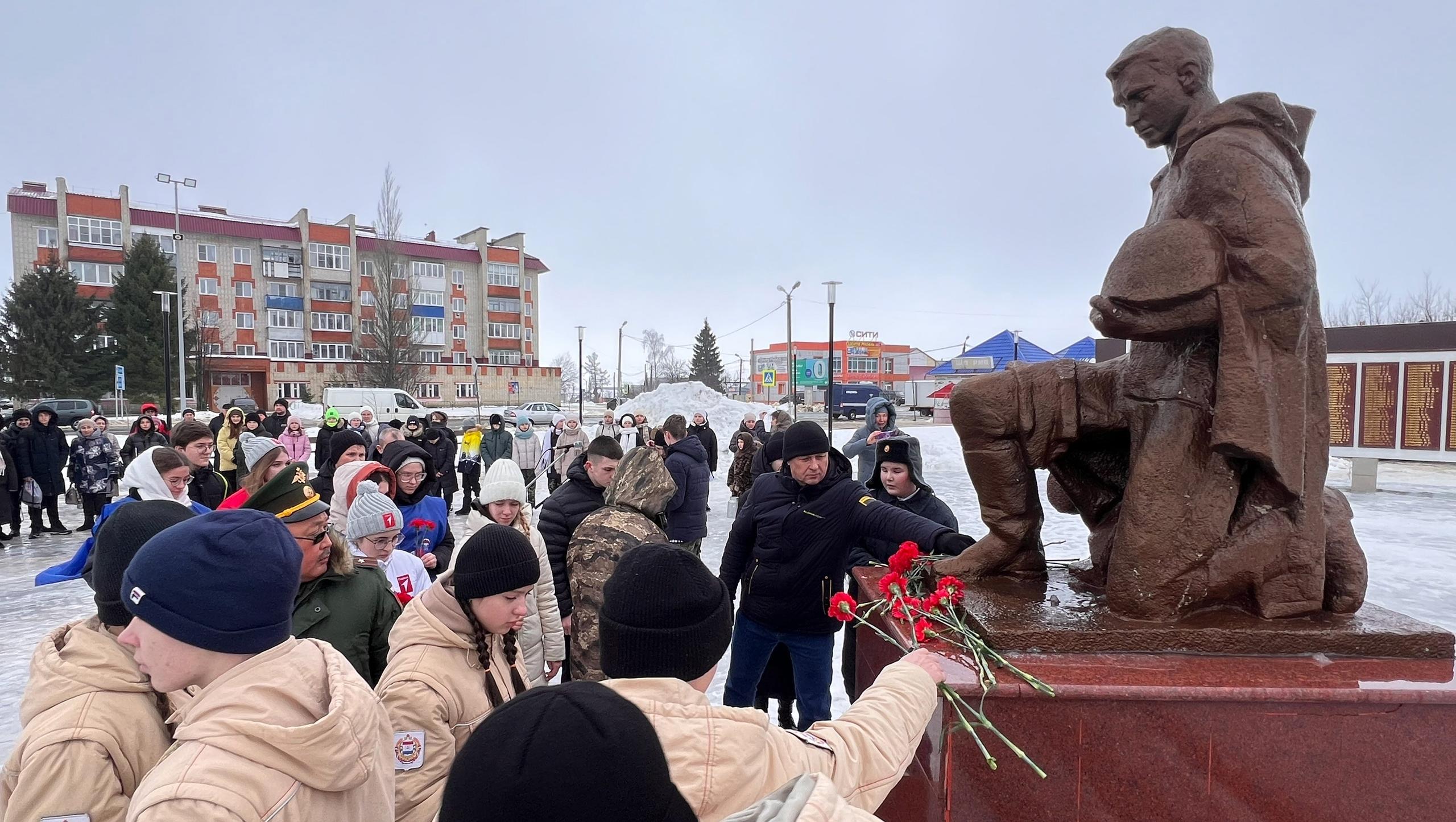 В Краснослободске сегодня прошла акция памяти «Блокадный хлеб»