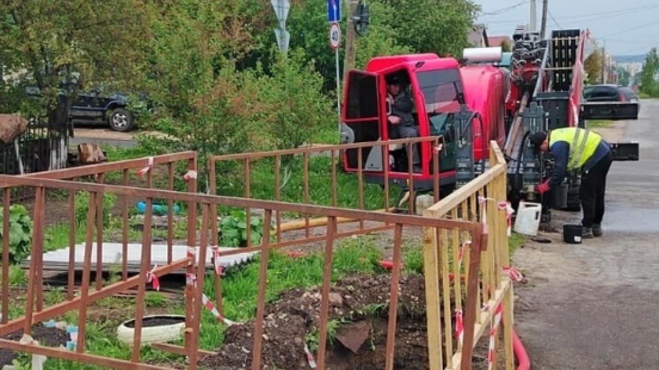 Ремонт водопровода на Советской начался в Саранске Ремонт водопровода на Советской начался в Саранске