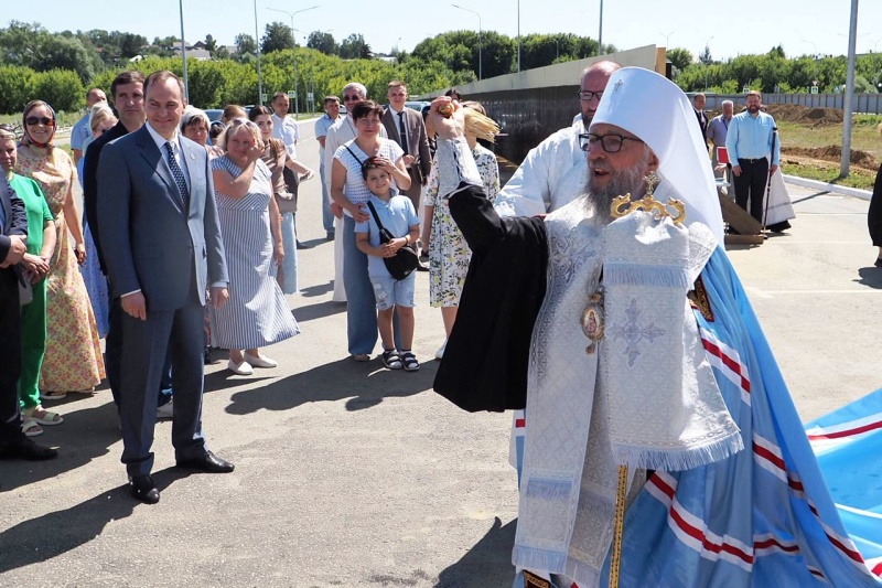 Место под строительство храма в честь Преображения Господня освятили в Саранске