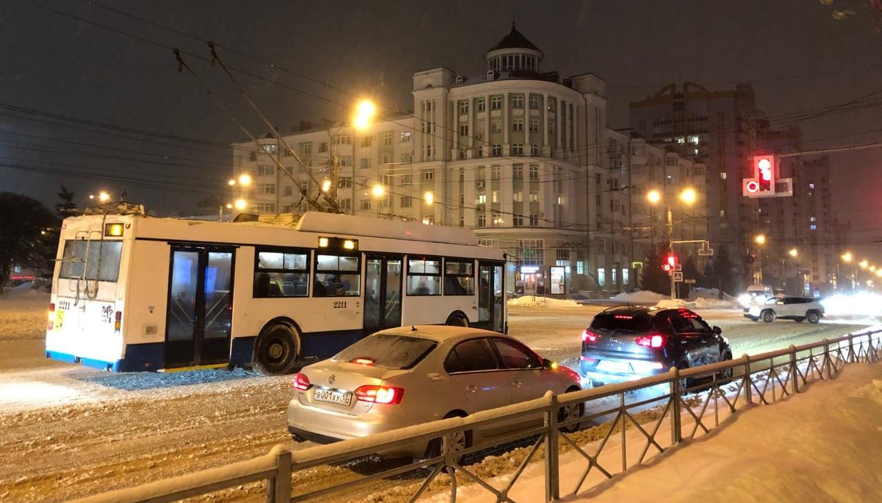 Новогодний маршрут: в Саранске запустили праздничные троллейбусные экскурсии