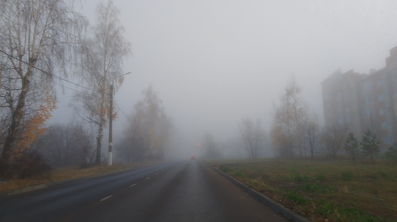 В Мордовии – плохая видимость и туман 