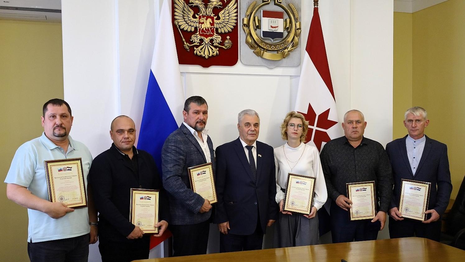 Жителей Мордовии наградили за помощь участникам СВО