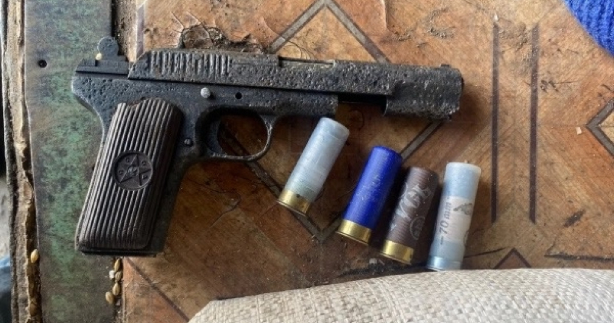 У находчивого жителя Мордовии нашли пистолет ТТ и патроны 