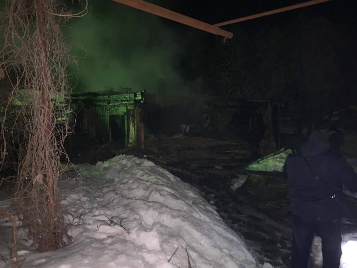 В Явасе на летней кухне частного дома во время пожара погибли двое мужчин