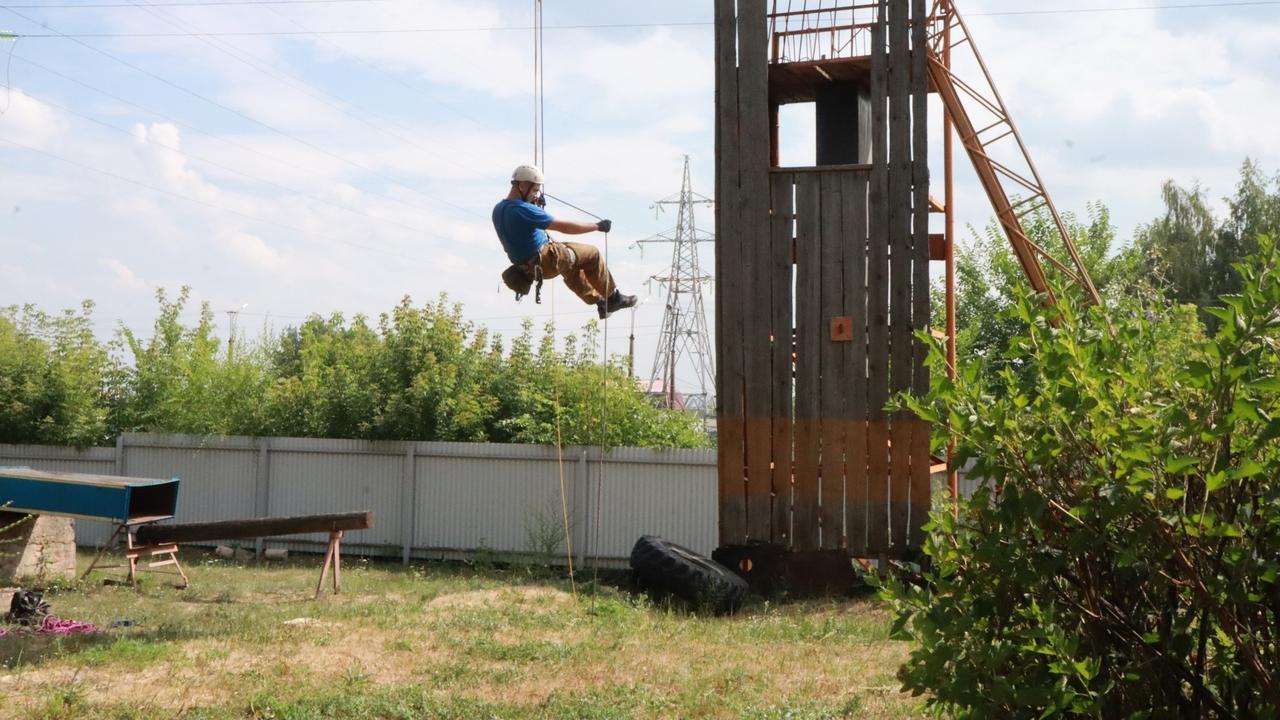 Тренировка спасателей прошла в Саранске