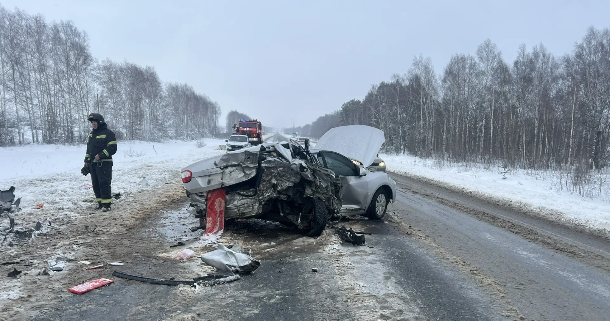 Четыре человека в Мордовии пострадали в массовом ДТП 