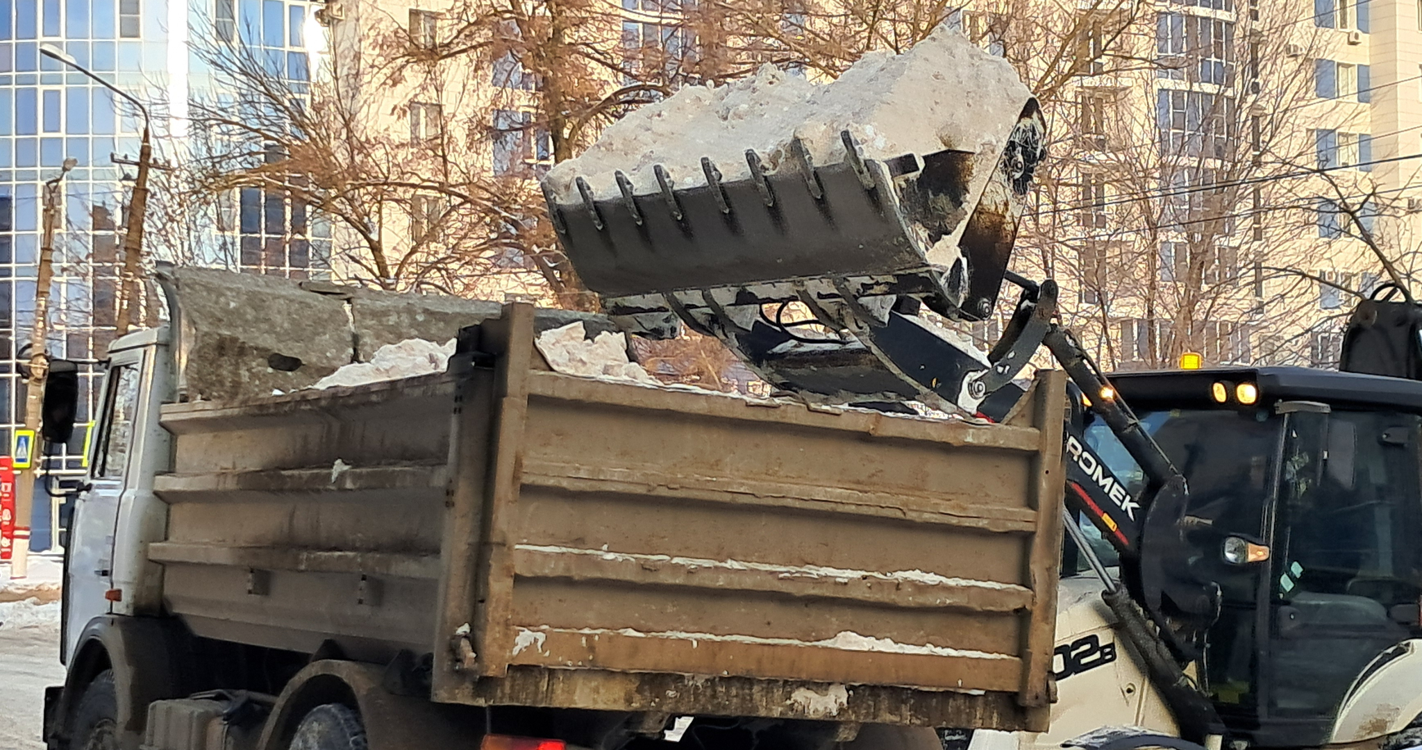 Мэр Саранска: «Зима оказалась рекордно снежной» 