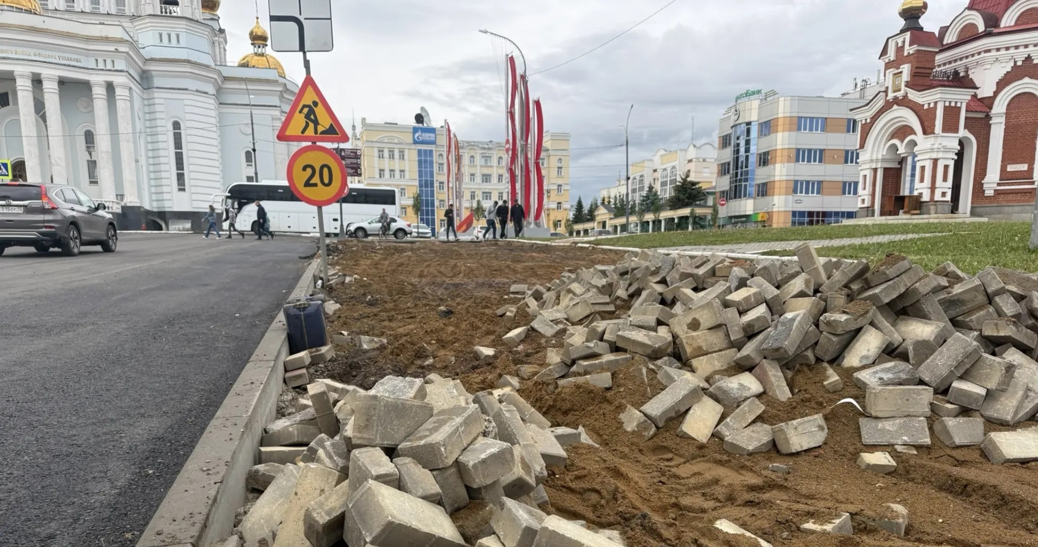 Мэр Саранска рассказал о ходе ремонта проспекта Ленина 