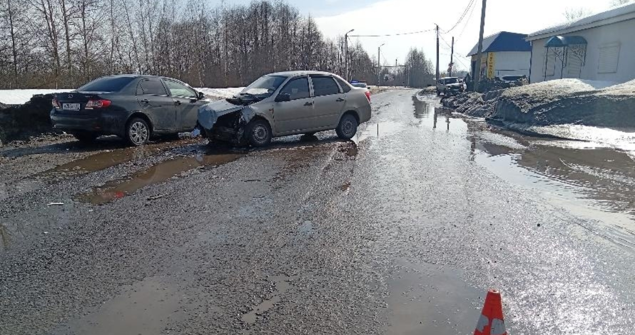 Пенсионер в Мордовии устроил ДТП и пострадал 