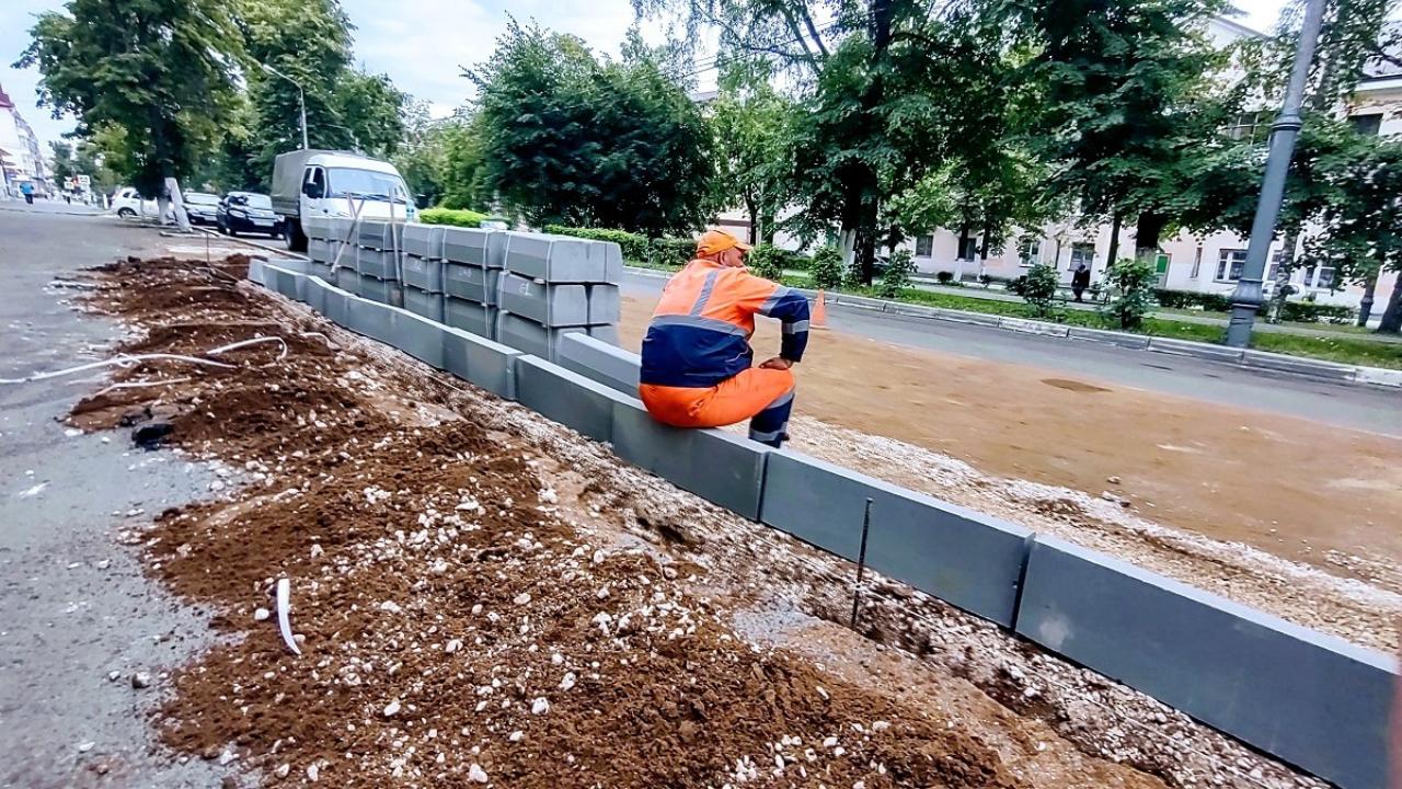 В эту субботу на ремонт закрывают два участка Пролетарской улицы в Саранске