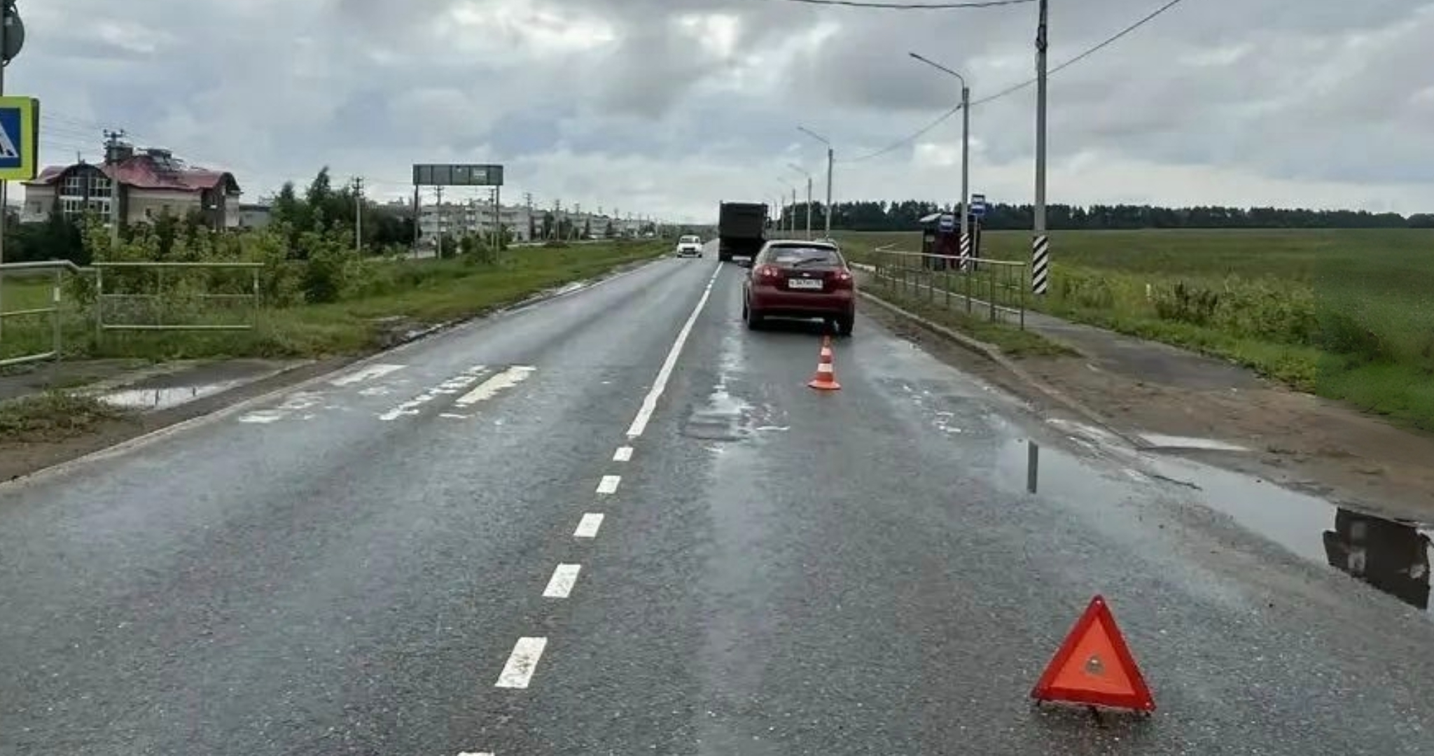 В пригороде Саранска сбили 63-летнюю женщину 