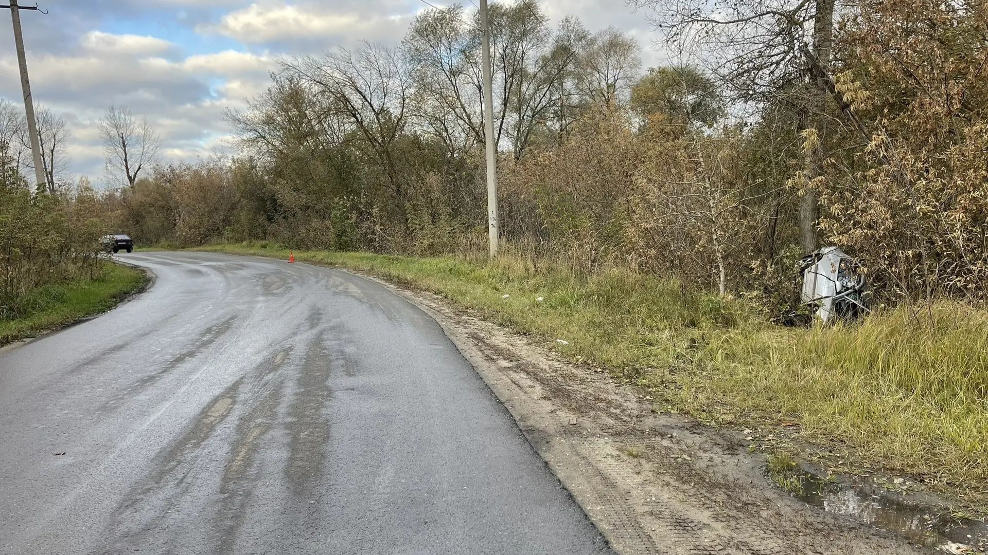 В Мордовии пьяный на иномарке вылетел в кювет
