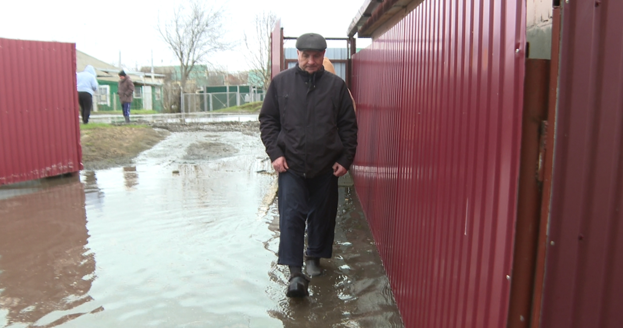 В Мордовии затопило дома в посёлке Ромоданово 