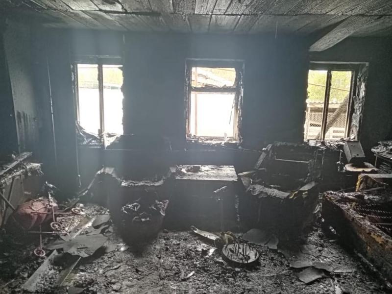 В Мордовии сгорел жилой дом