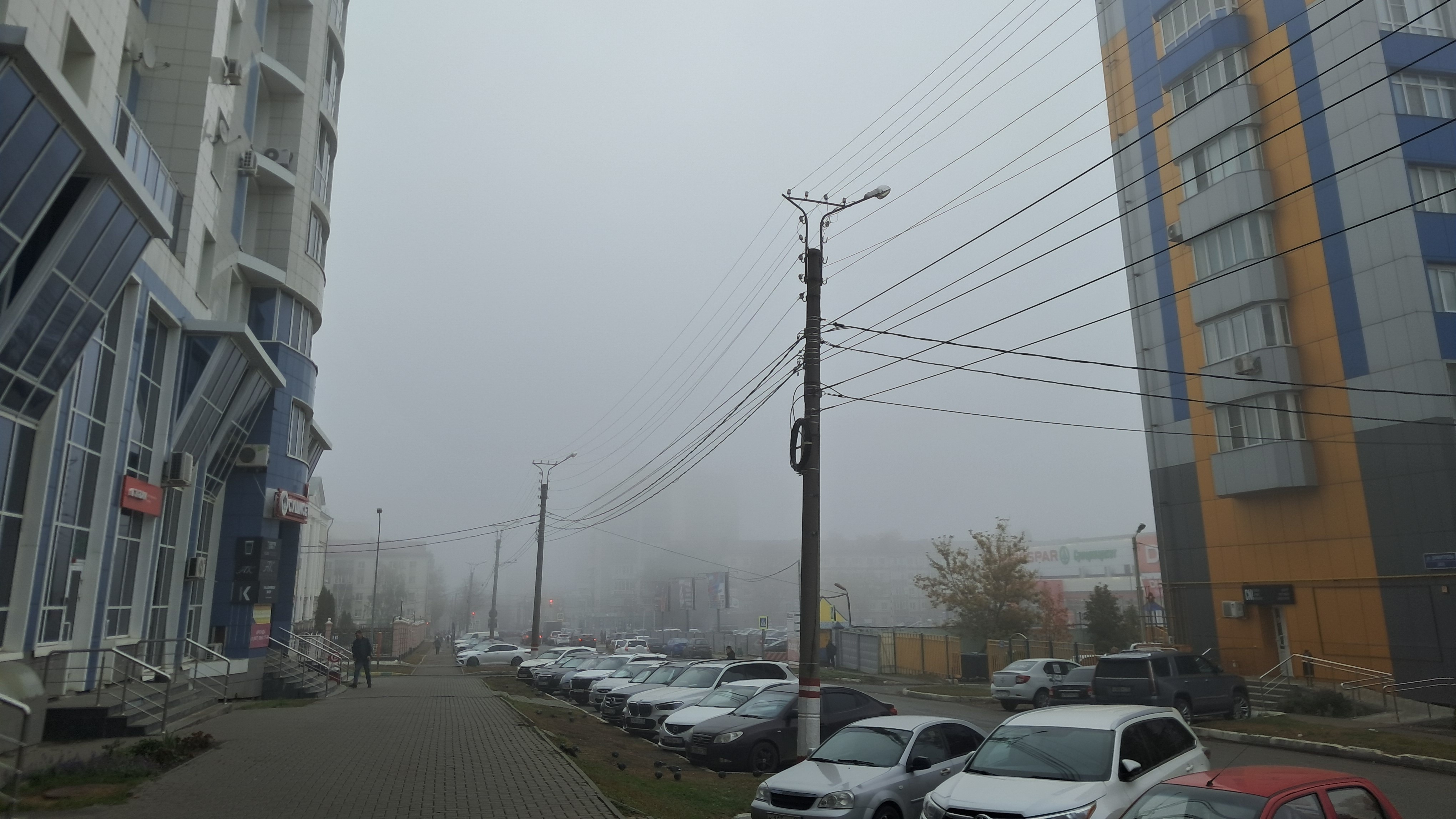 На Мордовию опускается туман