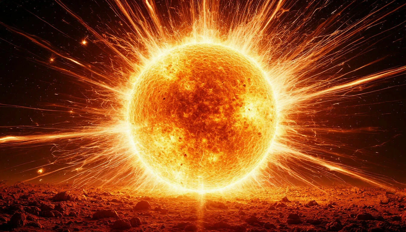 Новые взрывы на Солнце несут геомагнитные бури и северное сияние