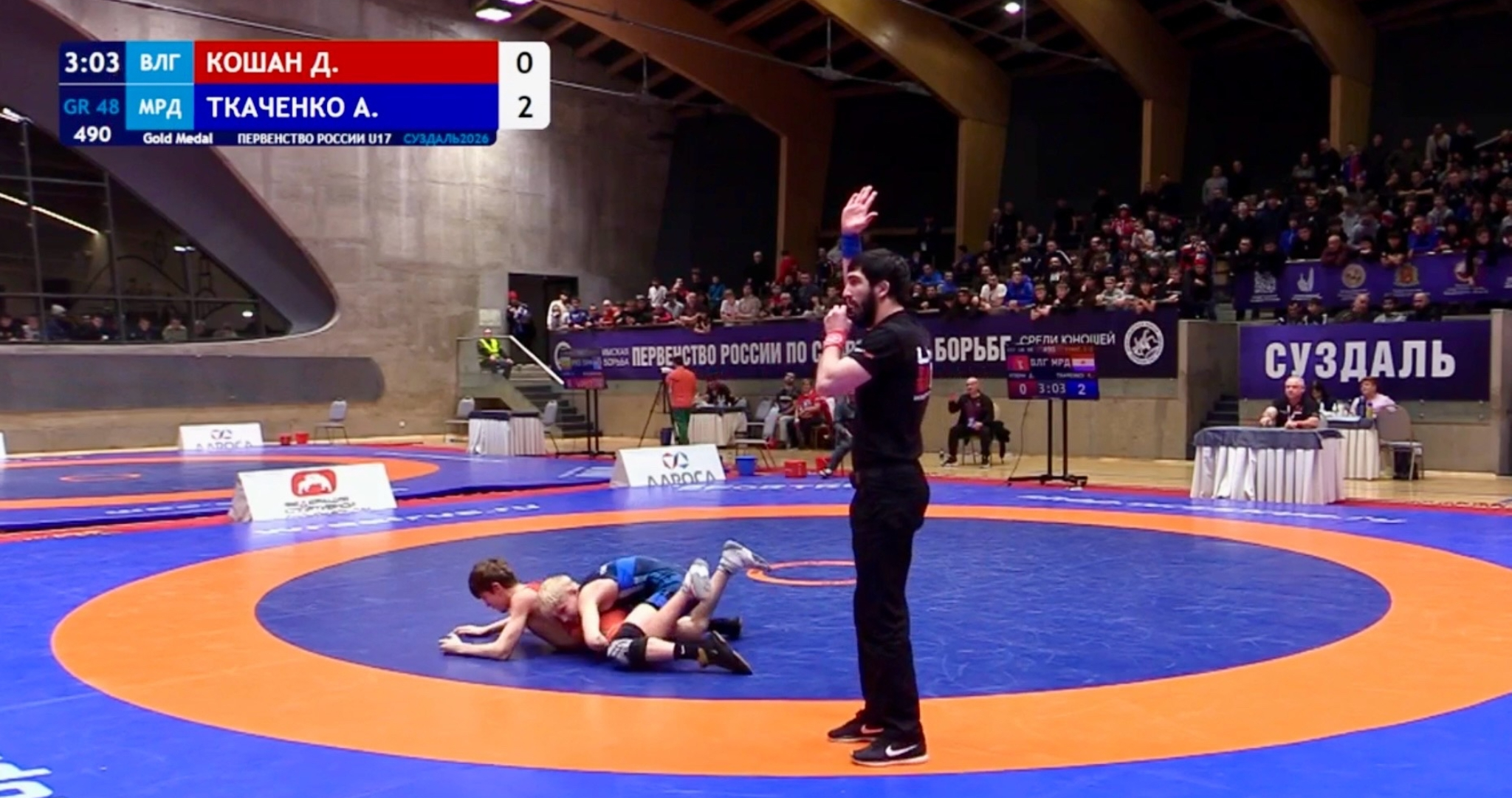 Артем Ткаченко - победитель первенства России по греко-римской борьбе 