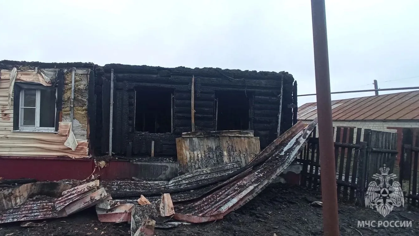 В Курташках сгорел жилой дом