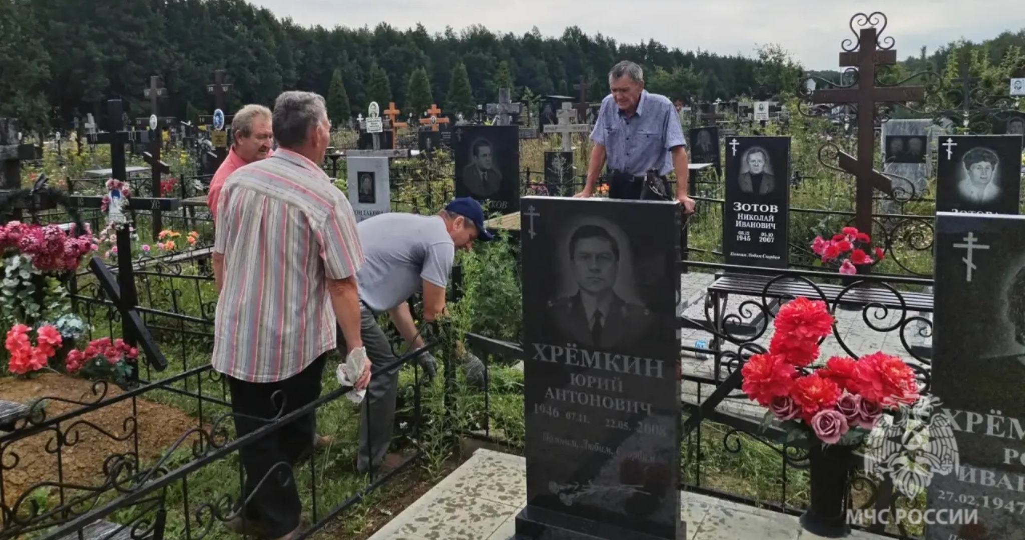 Пожарные-ветераны в Мордовии почтили память своих коллег 