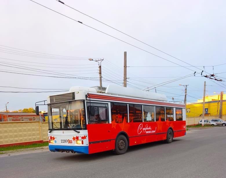 По Саранску  курсируют праздничные автобусы и троллейбусы