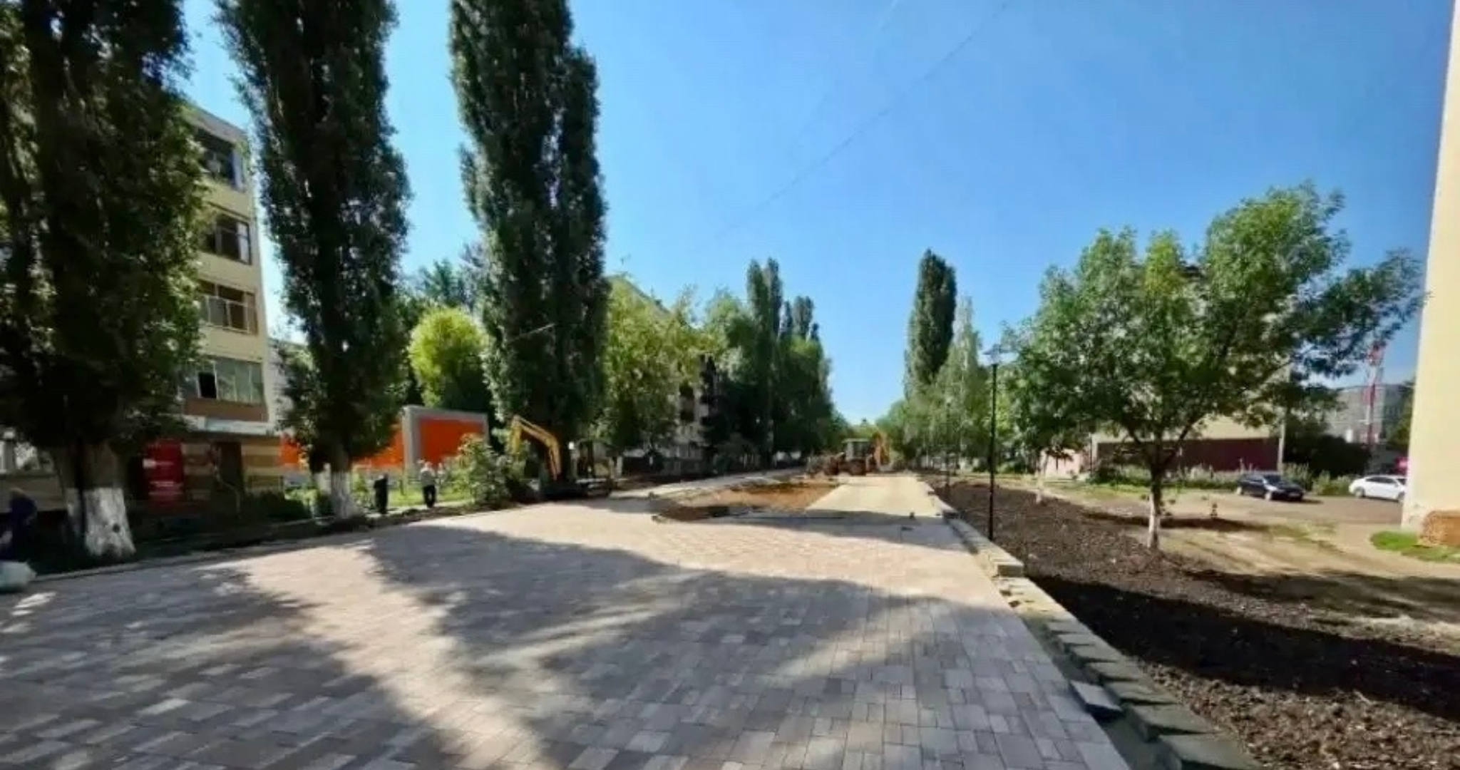 В Саранске на бульваре Эрьзи готовятся к установке амфитеатра и площадок 