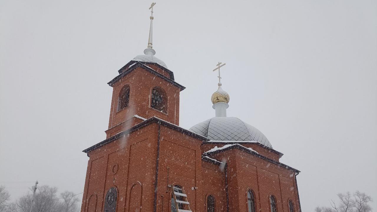 В строящемся храме в Мордовии смонтировали систему отопления