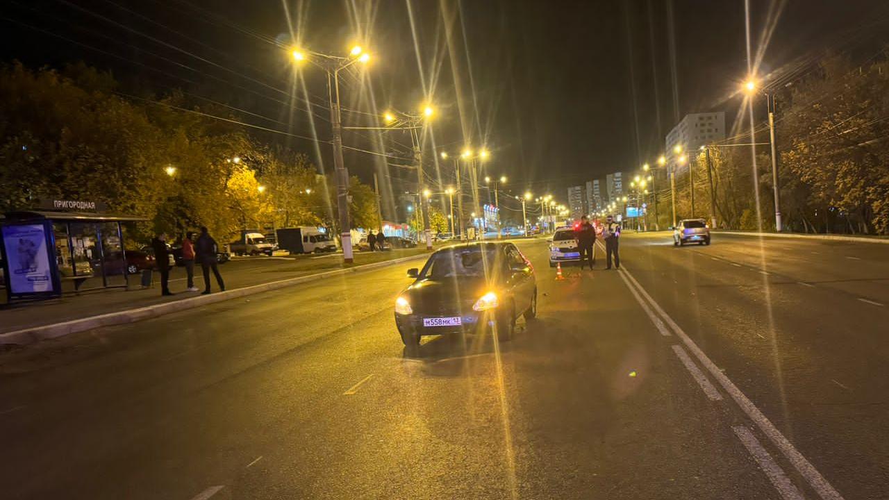 В Саранске сбили перебегавшего дорогу пешехода