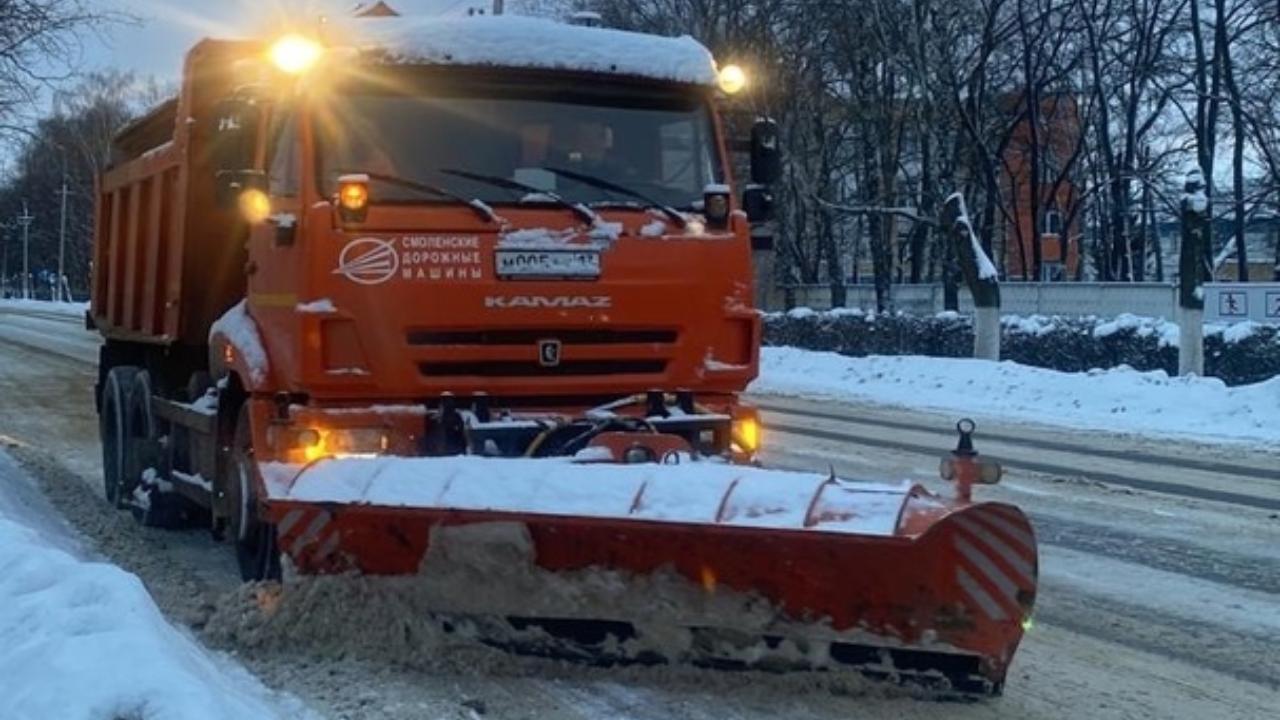 В Рузаевке ликвидируют последствия снегопада