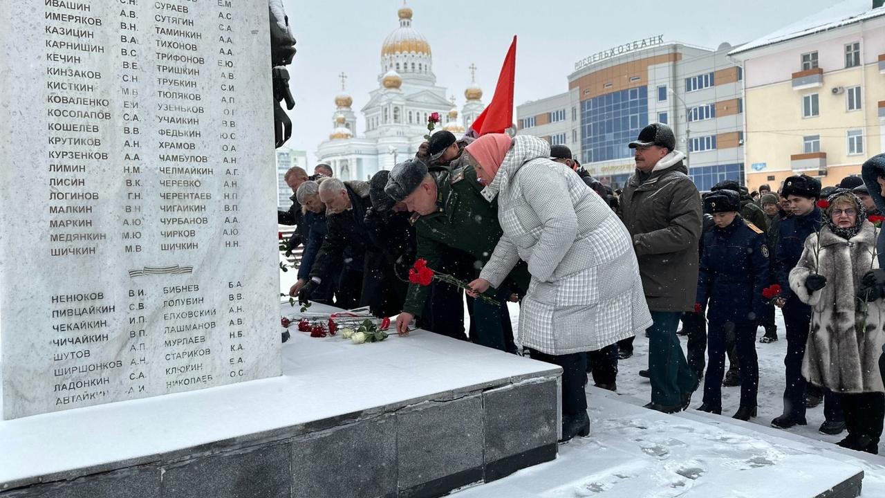 В Саранске почтили память погибших в Афганистане