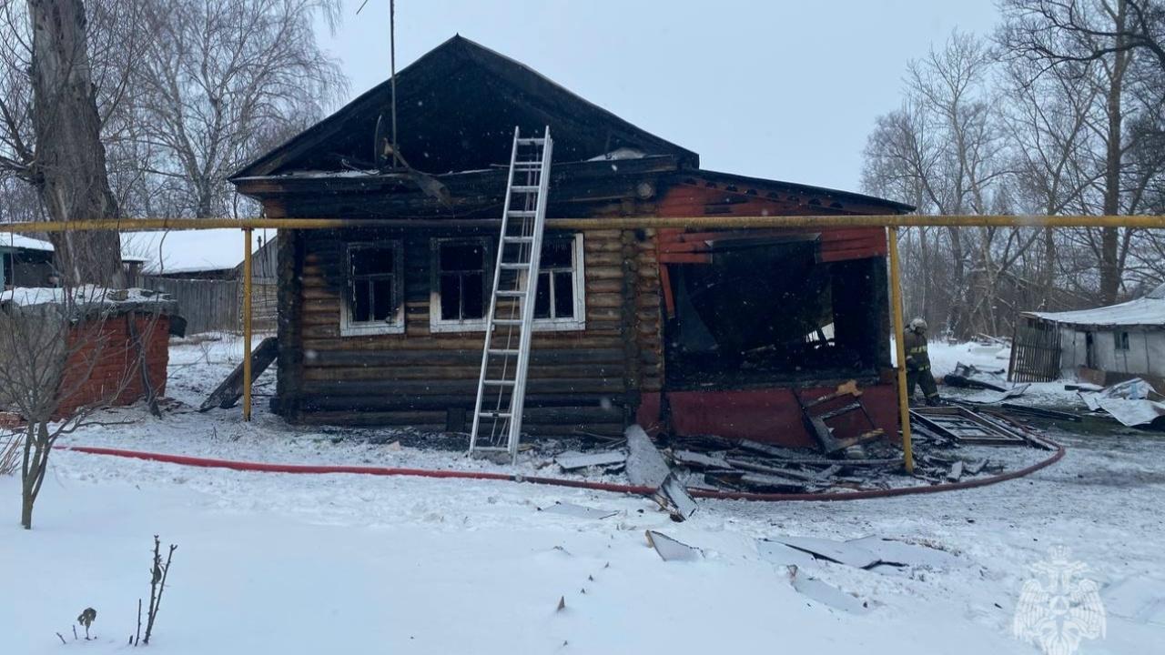 В Кошкаровке сгорел частный дом