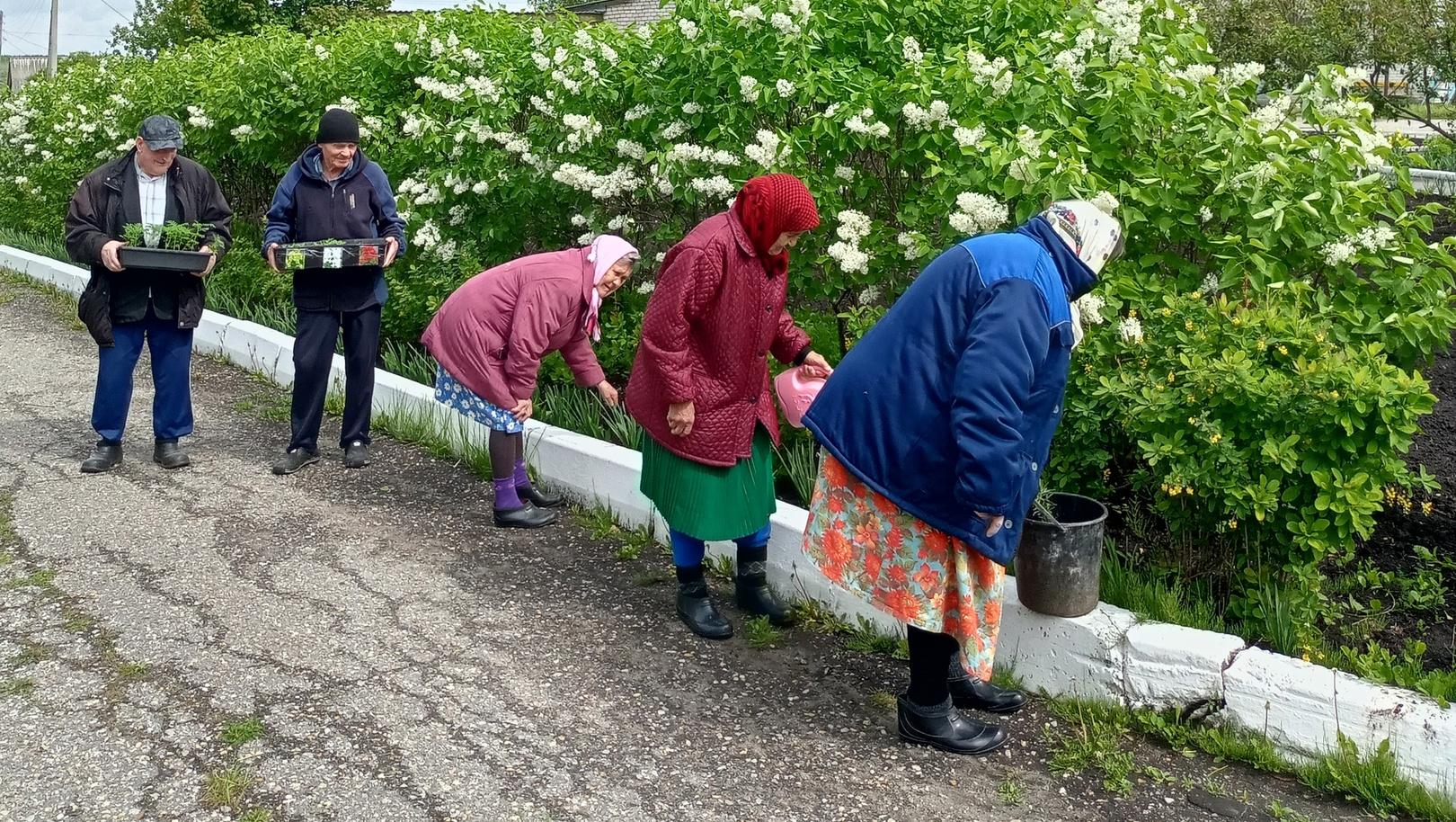 Пенсионеры Ичалковского дома-интерната создают красоту вокруг себя Пенсионеры Ичалковского дома-интерната создают красоту вокруг себя