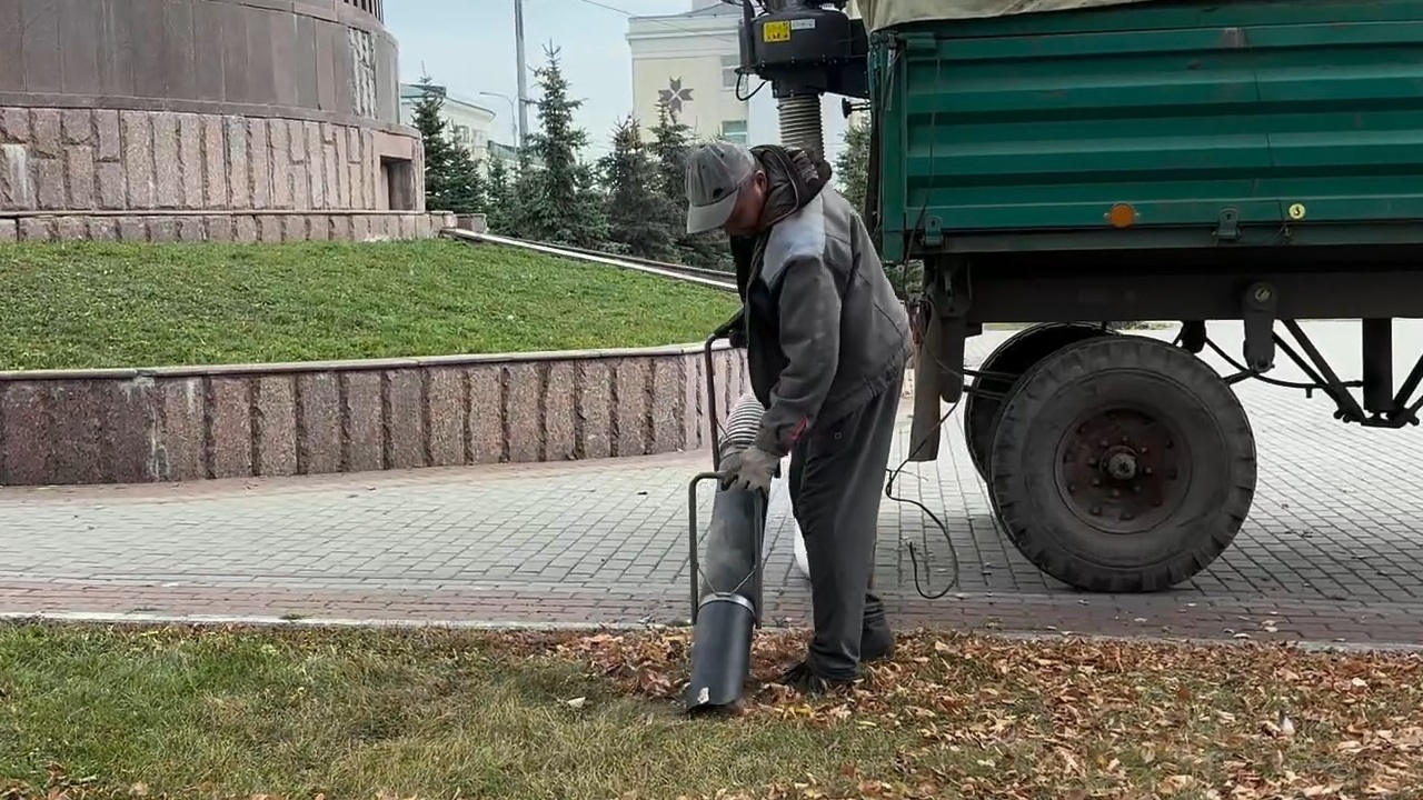 В Мордовии начали пылесосить улицы 