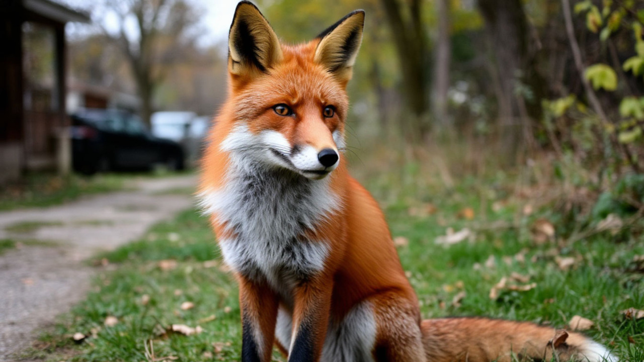 В Саранске снова замечена лиса 