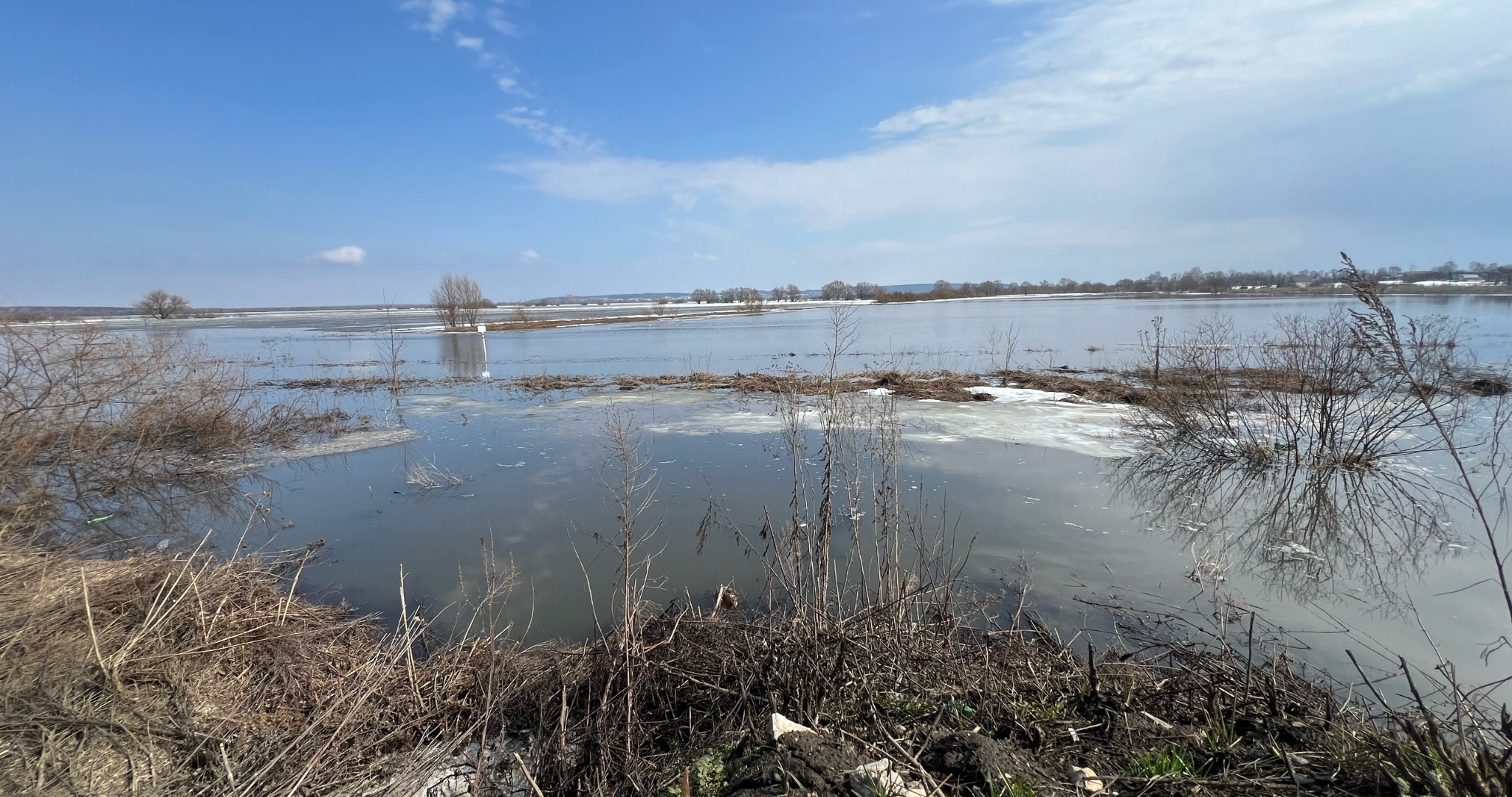 В Мордовии уровень воды в Мокше снова начал подниматься 