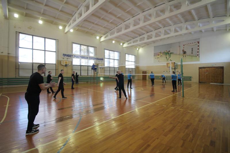В мордовской колонии прошли соревнования по волейболу