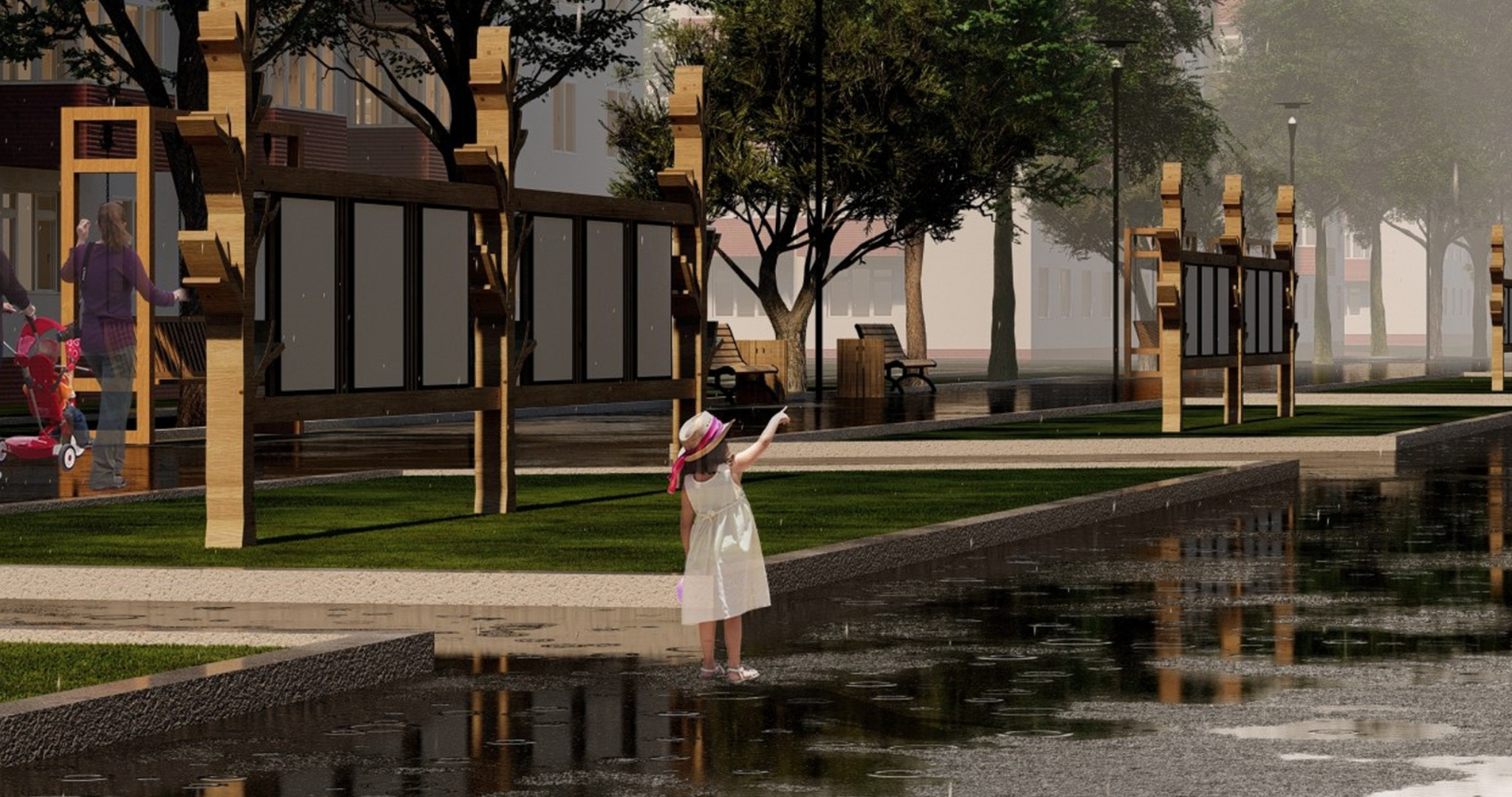 Жителям Саранска показали обновлённый бульвар Эрьзи 