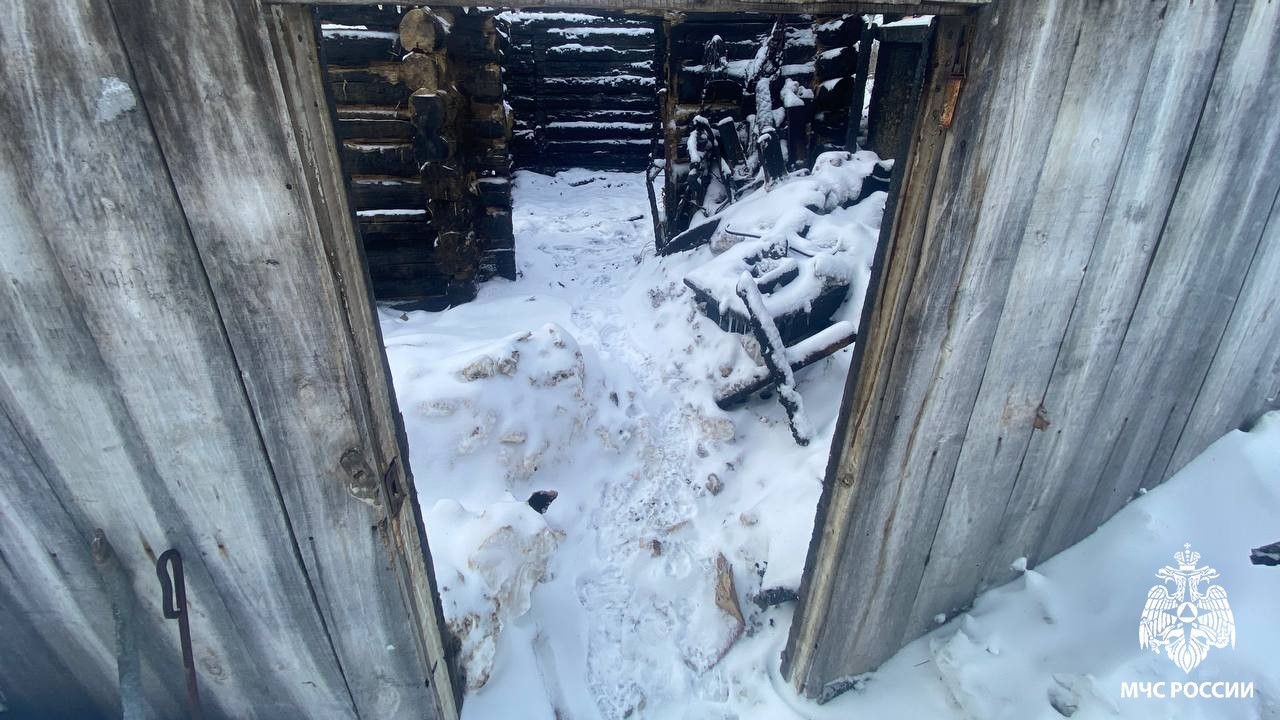 В Липках сгорела баня