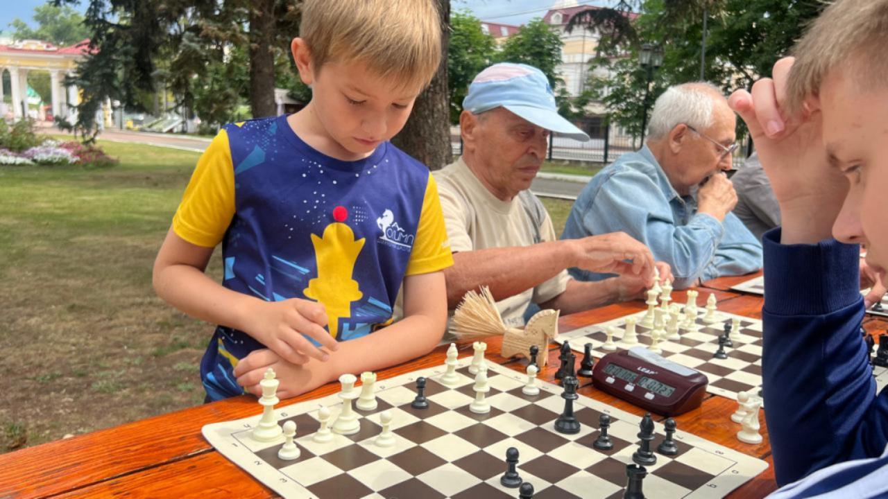 Шахматный турнир провели в Пушкинском парке Саранска Шахматный турнир провели в Пушкинском парке Саранска