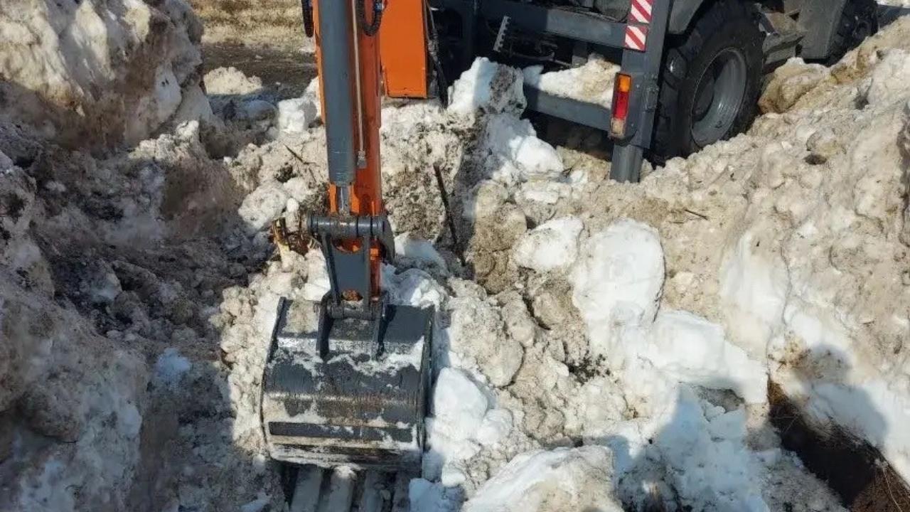 В Саранске чистят ливневую канализацию