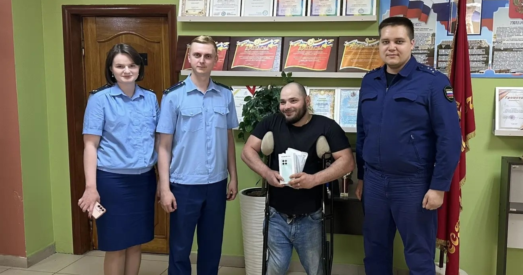 Сотрудники прокуратуры в Мордовии исполнили мечту жителя интерната 