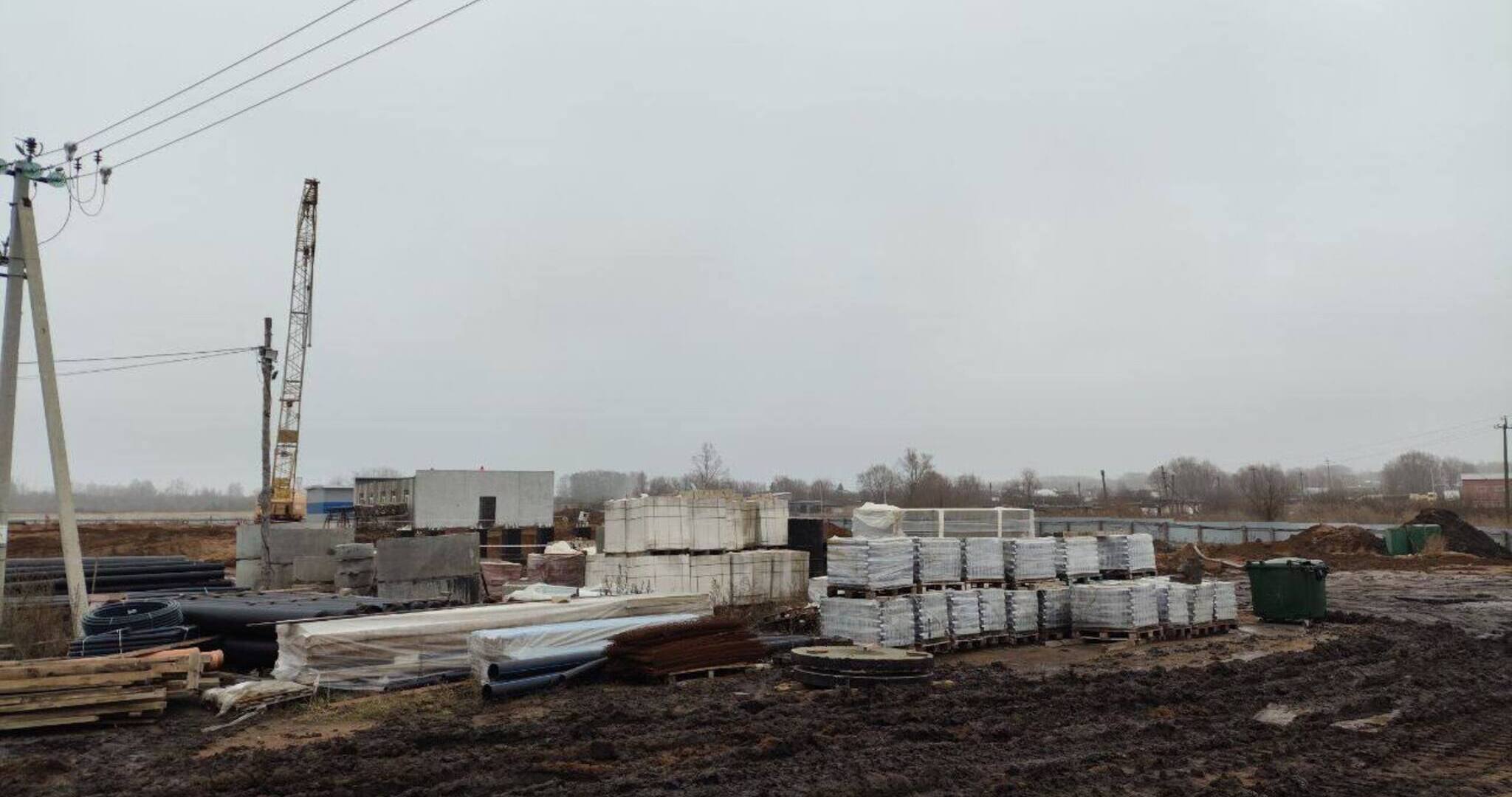 В Мордовии за почти миллиард рублей строят очистные в посёлке Комсомольский 