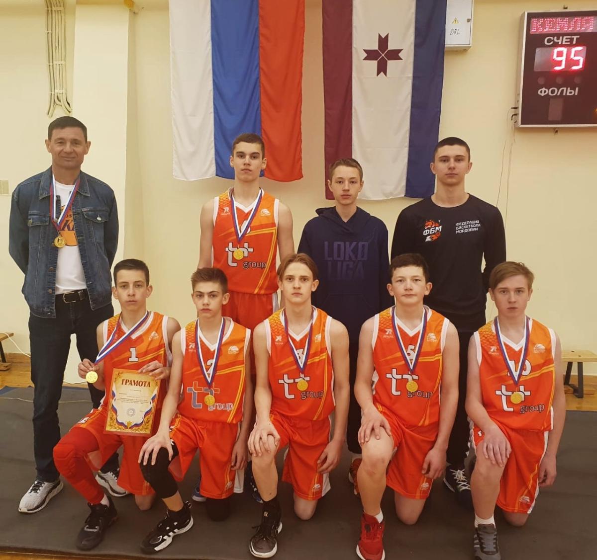 Юные баскетболисты Мордовии сыграли в турнире к 9 мая