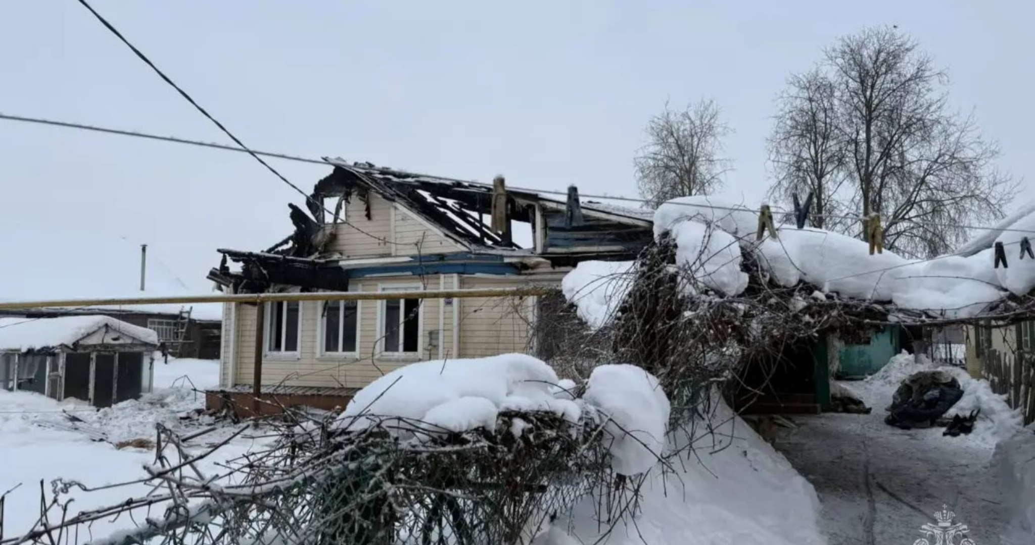 В Мордовии сгорели частный дом, баня и сарай 